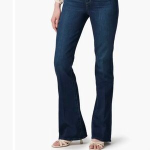 PAIGE Laurel Canyon Boot Cut Dark Wash Womens Embroidered Jeans Size 29 NWOT